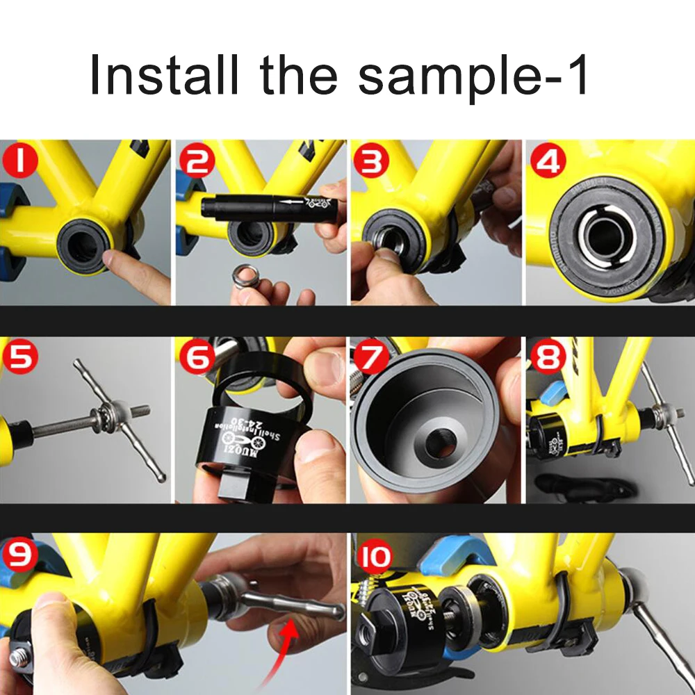 

Bike Bottom Bracket Installer Remover BB Bearing Press Tools Kit For BB86/BB30/BB91/BB92/PF30 Bicycle Repair Tools