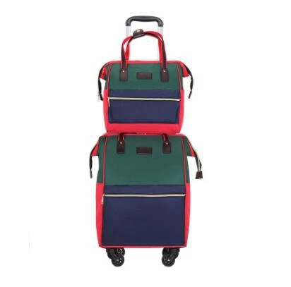 Travel hand luggage bag wheels Women travel Rolling suitcase trolley bag with wheels carry on luggage Bag Wheeled bag for travel 3