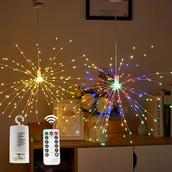 

150led String Lights Waterproof Colorful Firework Light Copper Wire Christmas Wedding Party Garland Fairy Light