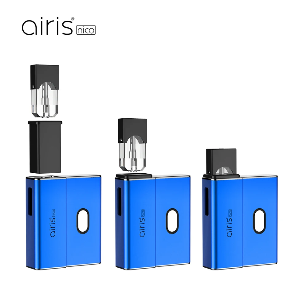 Original Airistech airis Nico Kit 450mAh Pod System Vape Pen Starter Kit with 1ML Cartridge Fast Heating vs JC01 pro W01 kit