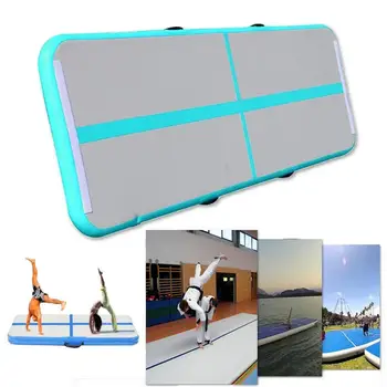 

inflatable bouncer Airtrack 4*1*0.2m Inflatable Air Tumble Track Olympics Gym Mat Yoga Air Gym Air Track Home use Free Shipping