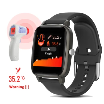 

2020 New T98 Body Smart Watch Temperature Measurement Heart Rate Monitor Blood Pressure Fitness Sport Smartwatch for Women
