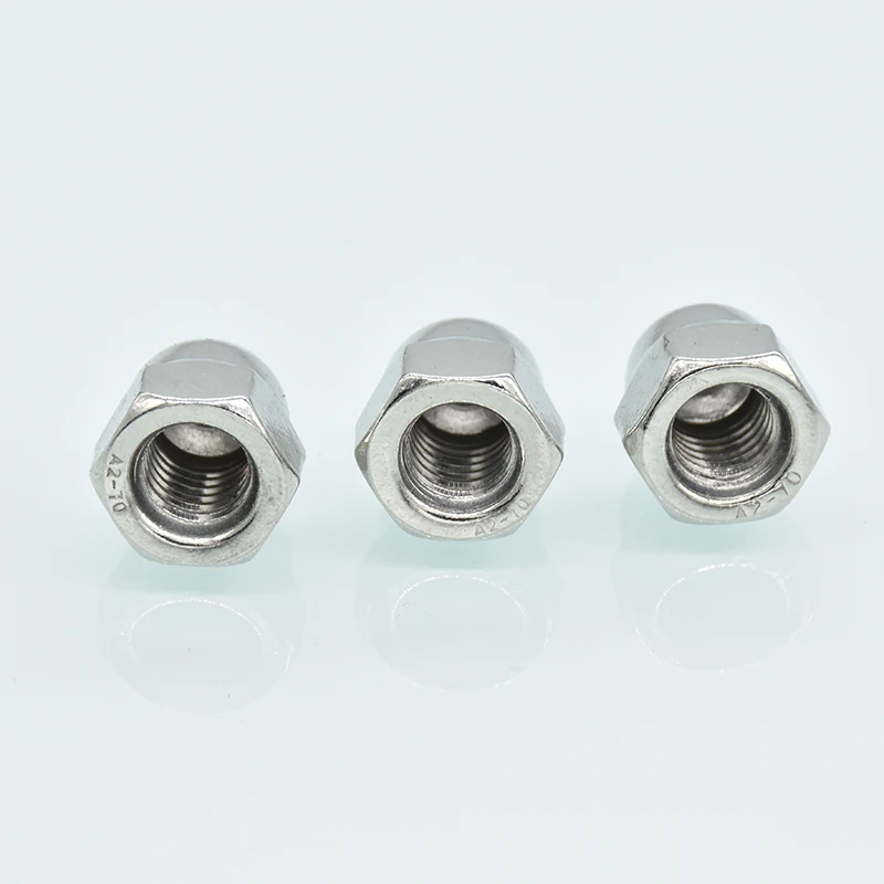 Hexagon Nuts Carbon Steel Nuts Flange Nut M3-M16 304 Stainless Steel Cap Nuts