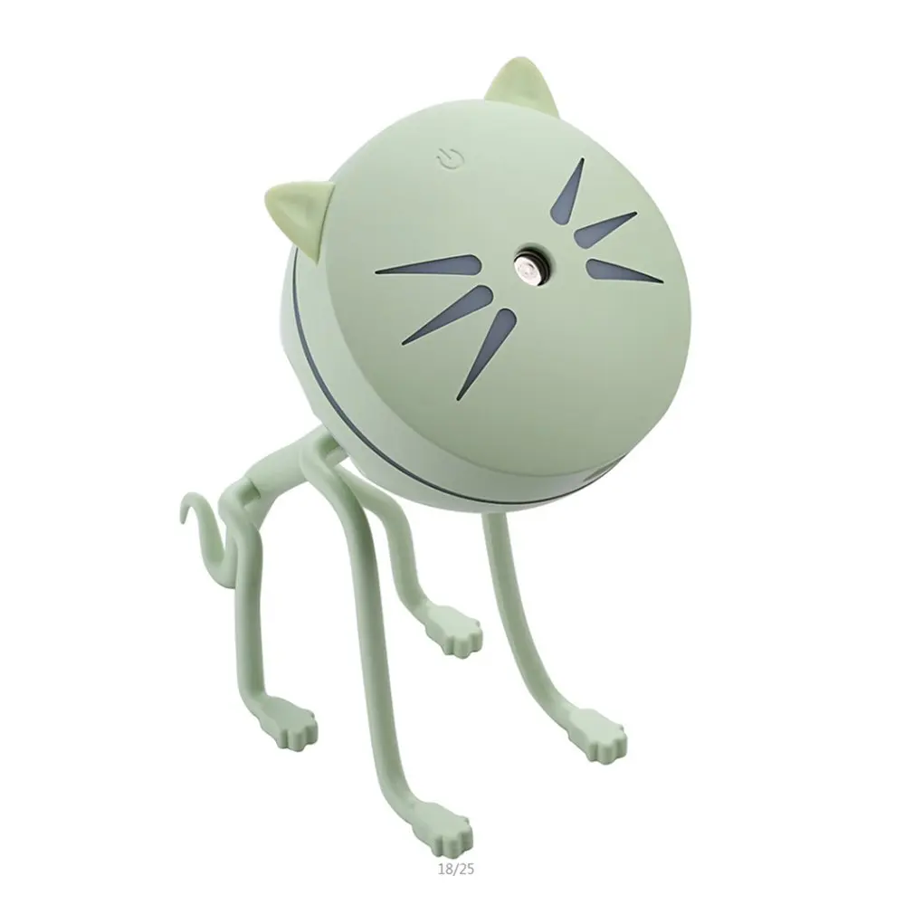 

5 colors 150ML Cat Ultrasonic Air Humidifier Aromatherapy Diffusers Diffuser USB Car Freshener Home Mini Water Purifier Led Lamp