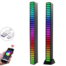 

APP Control 32leds Pickup Rhythm Light RGB Atmosphere Night Lamp Voice-Activated for Wedding Christmas Bar DJ Stage Party Decor
