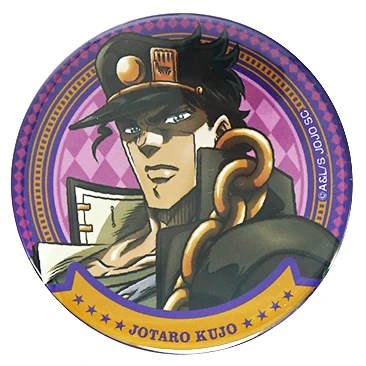 JoJos невероятное приключение аниме Jotaro Kujo Jonathan Joestar Джозеф Giorno Giovanna Гвидо Mista dio brando металлические шпильки для бейджей - Окраска металла: 05 Jotaro Kujo