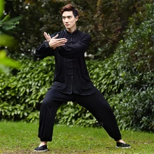 Uniformes Tai Chi pour adultes, ensembles de vêtements traditionnels chinois, exercice ample pour homme, Costumes de Kung Fu, Performance Wing Chun Wu Shu