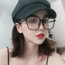 FEISHINI черные поддельные очки оправа для женщин Mrand прозрачные линзы оправа для очков Женская Близорукость нерд оправа для глаз Корея