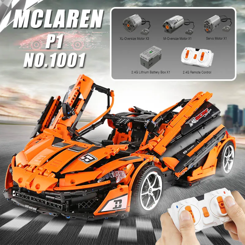 Конструктор Technic MOC McLarens P1 Super Hypercar Veneno Roadster совместимый с пультом ДУ 20087|Блочные