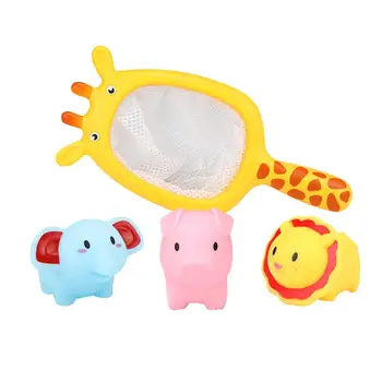 

4 Pcs Bathtub Toys Plastic Colorful Cartoon Stacking Toys Educational Toys Children Toys Set for Children Kids Toddler