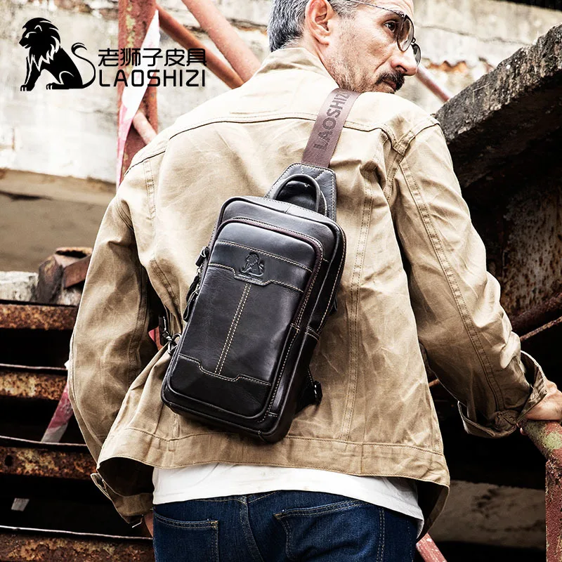 Designer Men's Leather Bags, Backpacks, Messengers