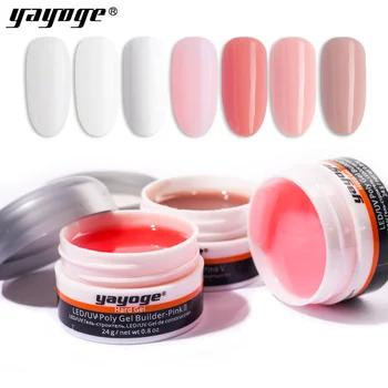 

YAYOGE UK SHIPPING Builder Gel UV In a bottle Gel Nail Polish Quick Building Hard Jelly UV Gel for Nails Extensions Manicure