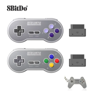 

8BitDo SN30 2.4G Wireless Gamepad + 2.4g Receiver for Original SNES / S FC (SN Edition) - Super NES