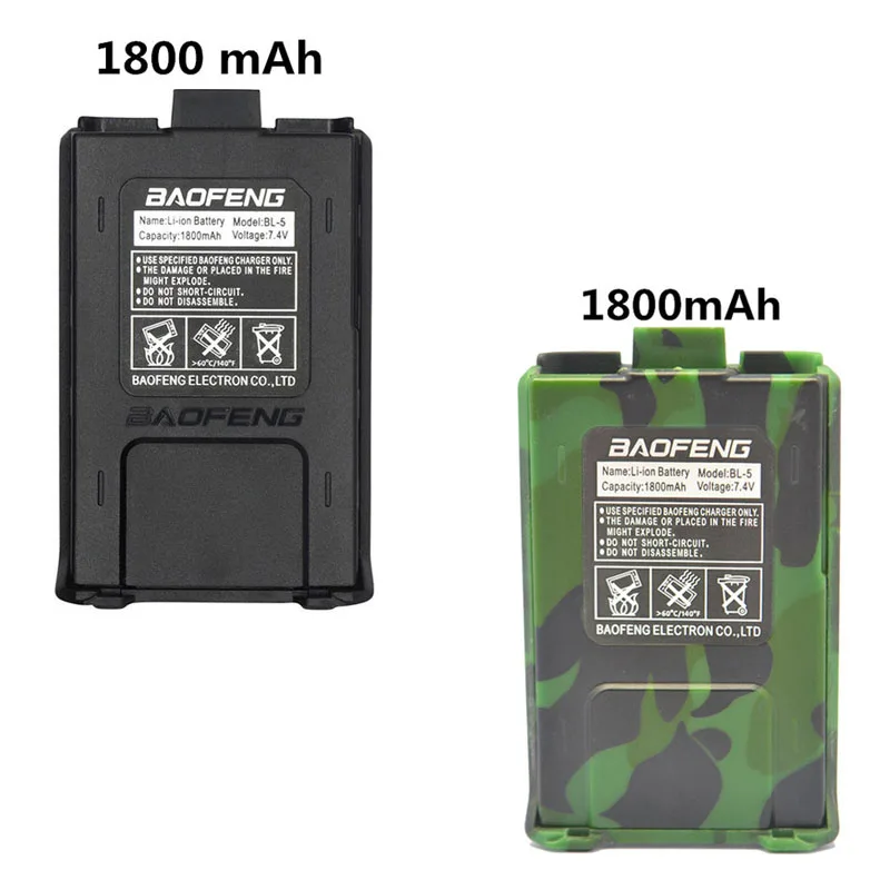 BL-5 Baofeng UV-5R Battery 3800mAh Battery Charger Cable USB Cable for BF-F8 UV5R UV-5RE UV-5RA 5RB 5RL Walkie Talkie F8+ F8HP photo