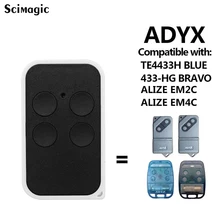 Télécommande pour Adyx TE433H 433-HG Bleu Bravo 433.92MHz, Duplicateur de Télécommande pour Garage