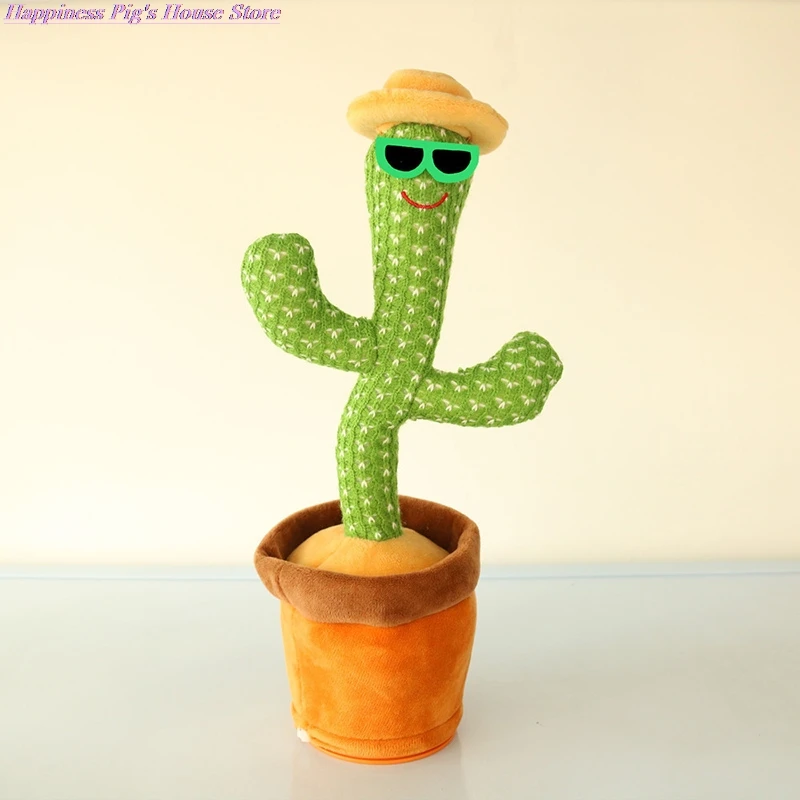 Cactus Plush Toy Electronic Shake Dancing Toy With The Song Plush Cute Dancing Cactus Early Childhood Education Toy For Children