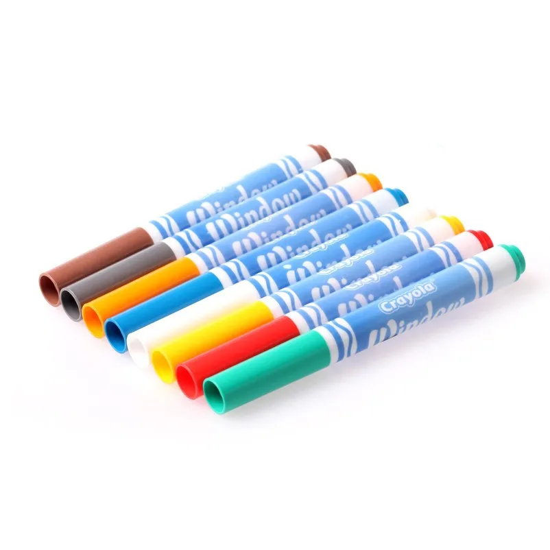 

Crayola 8-Color-Washing Showcase Decoration Only Watercolor Pen Painted Tool Safe Non-toxic Children 58-8165