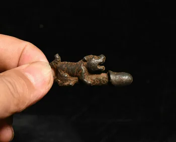 

wedding decorationOld Tibet Bronze Evil Tiger Statue Giant-God male Genitalia totem Amulet Pendant