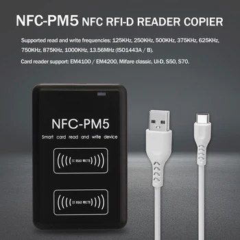 

Hot NFC RFI-D Copier IC Reader Writer Duplicator with Full Decode Function Intelligent Card Read and Write Device