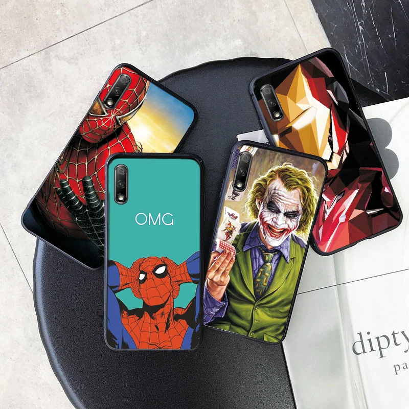Чехол для телефона с изображением Железного человека Marvel для VIVO IQOO NEO, черный чехол из ТПУ для ViVo V17 NEO, чехол Vivo Y81 Y81S Y83 Y91i Y93 Y95 Y85 Z5 91