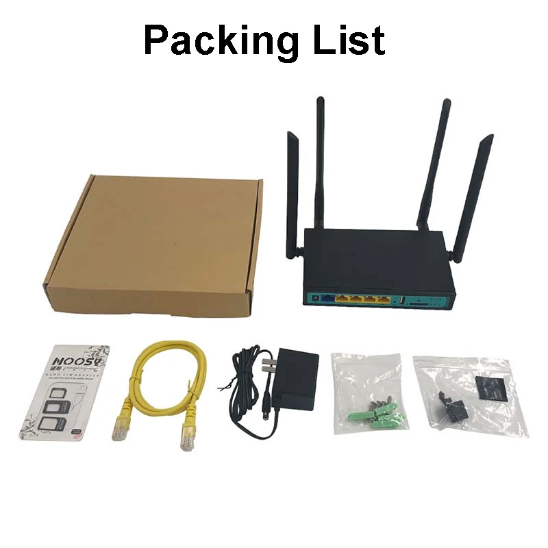 3g 4g wifi router dual sim slot industrial 4g lte modem router with sim card slot 300Mbps broadband VPN router wireless