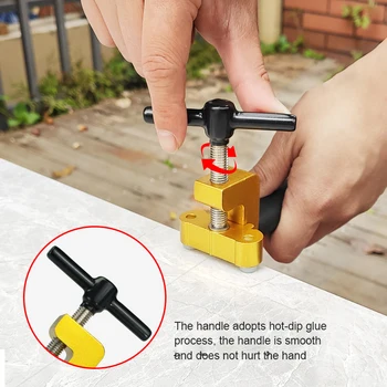 

Easy Glass Tile Cutter Ceramic Cut 1-piece Alloy Tool kit 2-in-1 Glass Cutter BV789