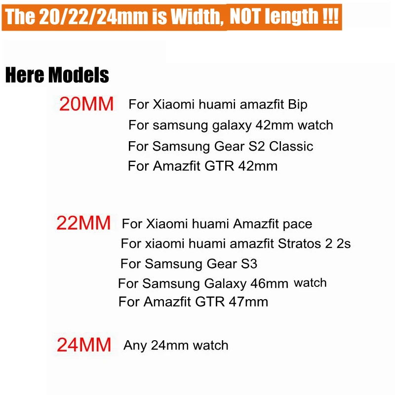 Ремешок нейлоновый для смарт часов Xiaomi huami Amazfit Stratos 2/2S PACE GTR 47 мм 22 мм|Ремешки