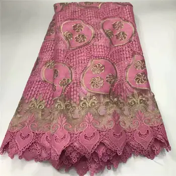 

African Lace Fabric 2020 Embroidered Nigerian Laces Fabric Bridal High Quality French Tulle Lace Fabric For Wedding Party