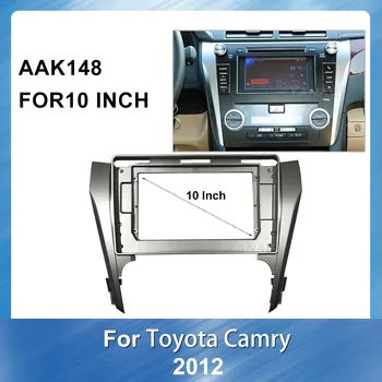 

2 Din 10 inch Car GPS Navigation Trim Bezel Panel Dash Kit Installa Frame For Toyota Camry 2012 car dvd Radio Fascia frame panel