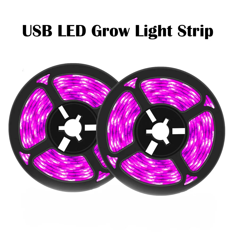 Led Grow Light Full Spectrum 5v Usb Grow Light Strip Tape 2835 Led