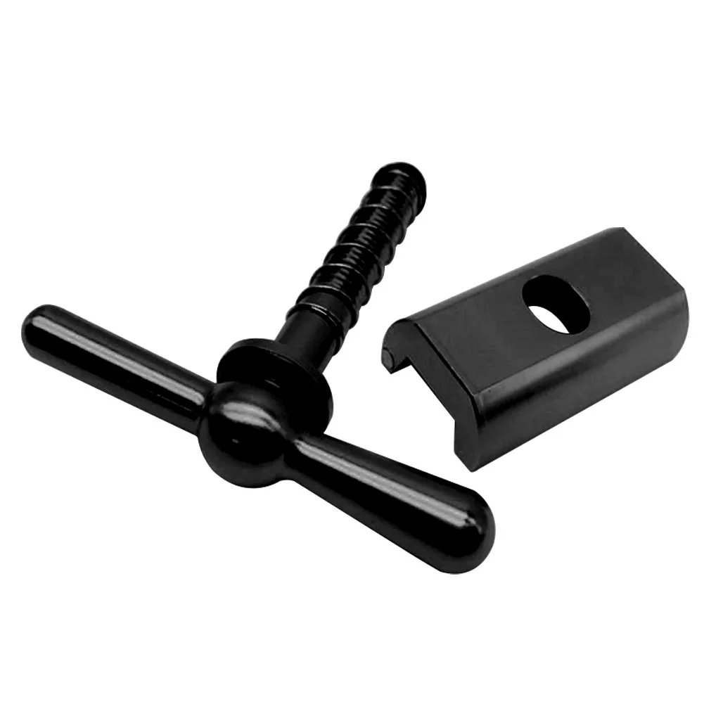 Черный Ограничительная Ручка Крепление Открытый Велоспорт складной велосипед Пряжка C Тип алюминиевый сплав езда петля заменитель зажима рычаги для Brompton - Цвет: Черный