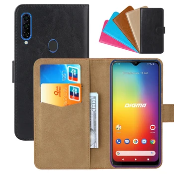 

Luxury Wallet Case For Digma CITI 653 PU Leather Retro Flip Cover Magnetic Fashion Cases Strap