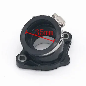 

Carburetor Intake Mounting Boot Mount Flange Carb Boot For CG 200-250cc Made Of High Quality Rubber Intake Boot Flange