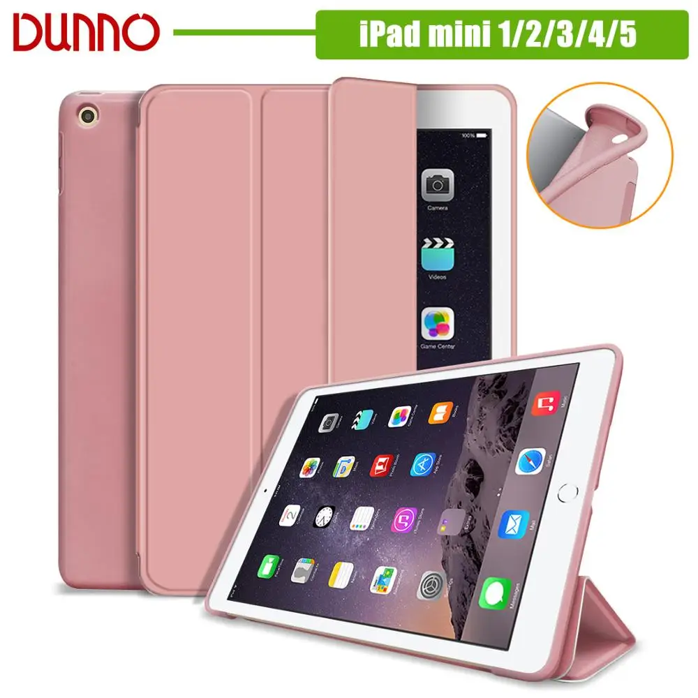 

Smart iPad Mini 2019 Case For iPad Mini 5 Case Cover For iPad 7.9 inch Mini 4 Case Flip Soft Silicone iPad Mini 1 2 3 Cover