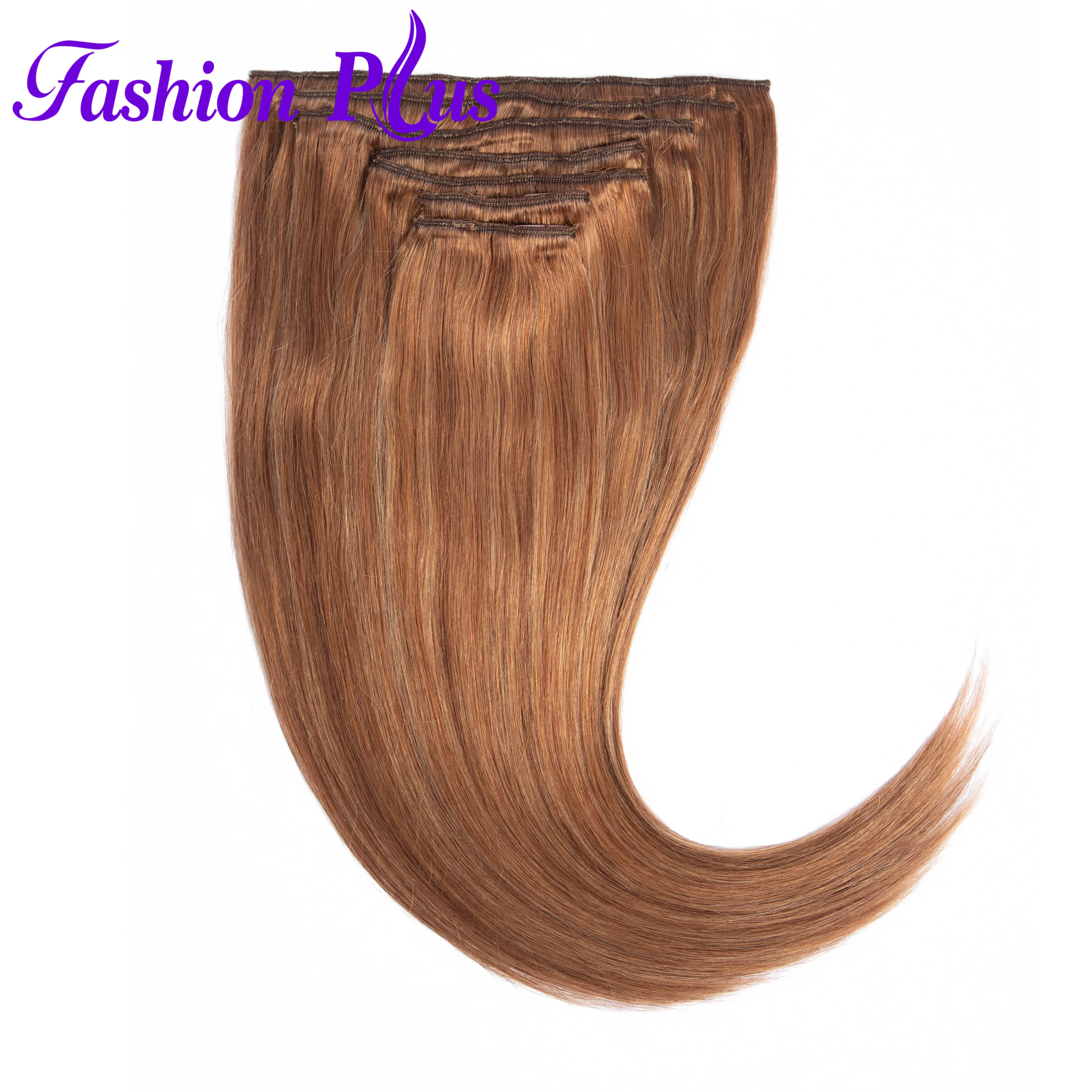 

Natural Straight Clip In Human Hair Extensions Machine Made 7 Pieces/Set 120G Brazilian Remy Hair Extensions