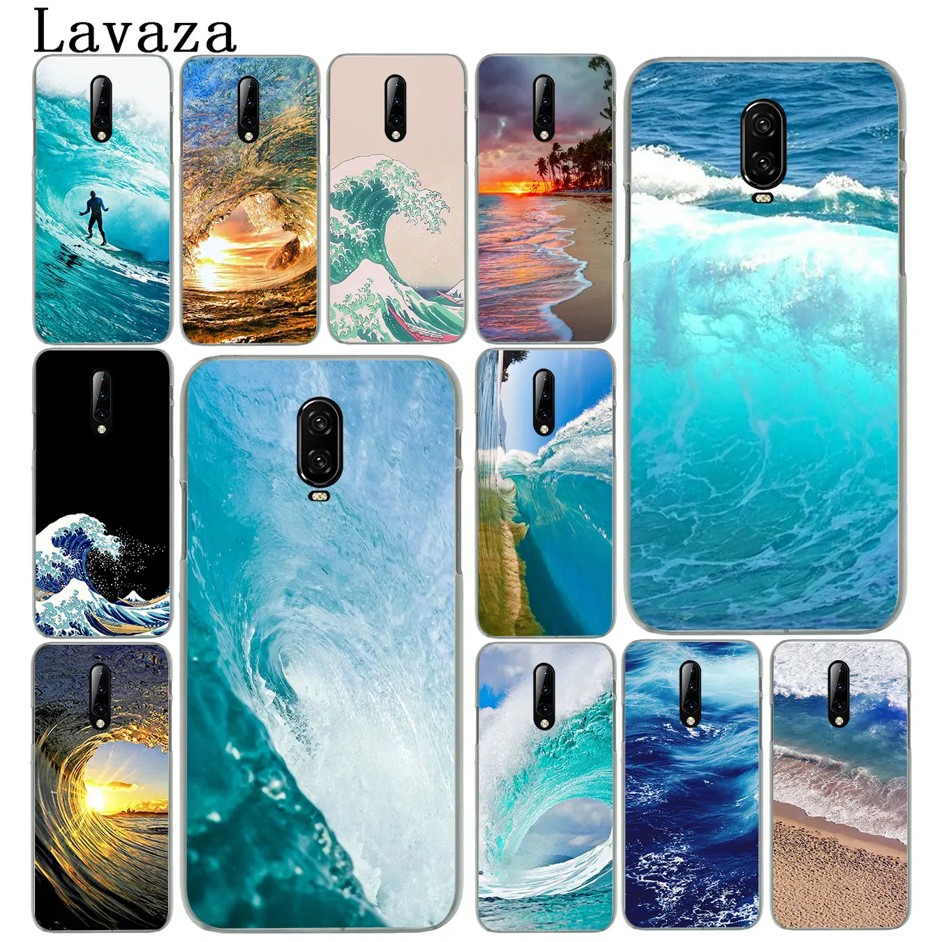 Lavaza летняя природа морской синий океан волны жесткий пластиковый чехол для