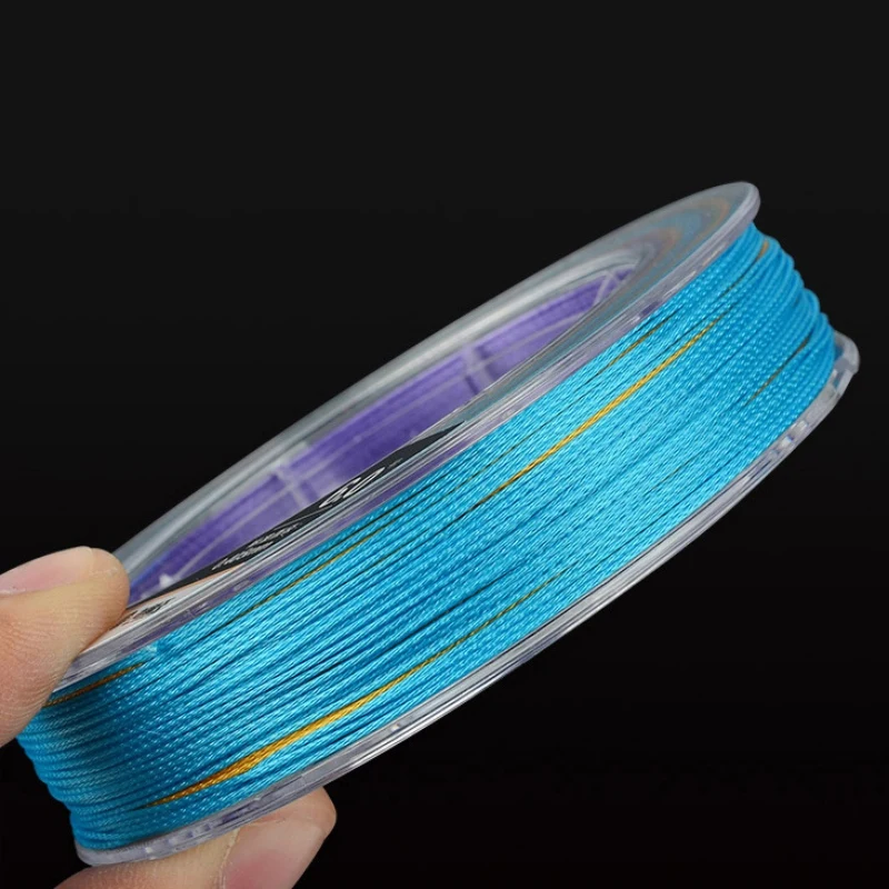 Леска 100 м PE плетеная проволока Multifilament 9 серия энергично кальмарная линия Sub-line