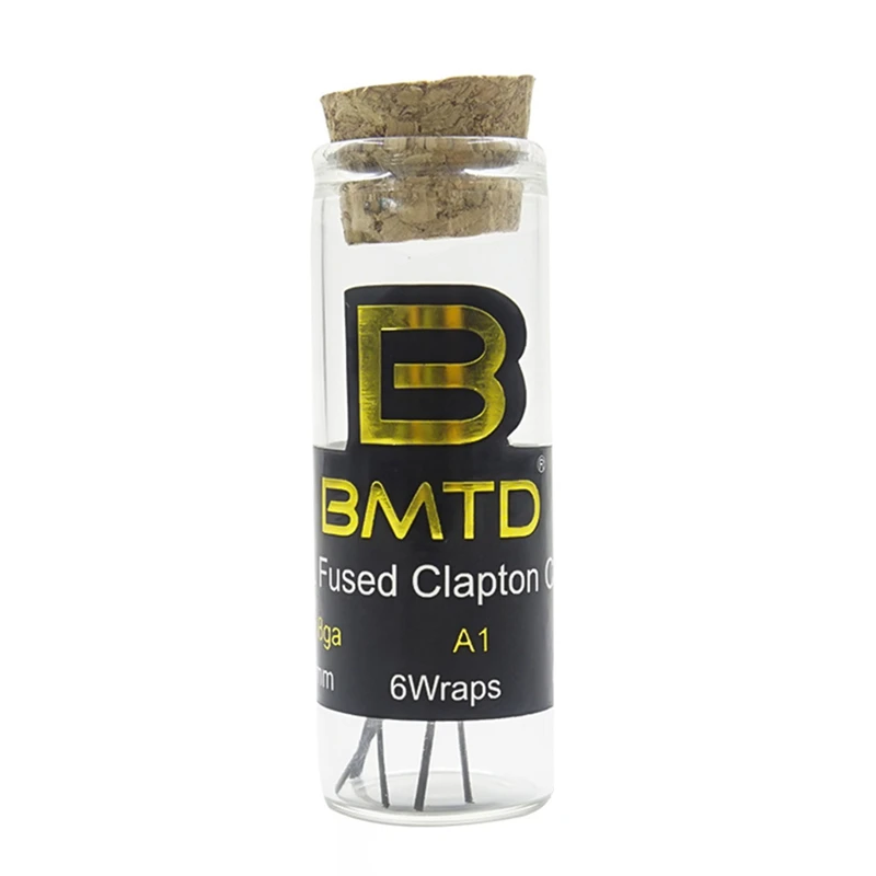 BMTD MTL Clapton Fused Coil A1 готовые катушки для DIY Vaper RDA RTA танк Атомайзеры Высокая