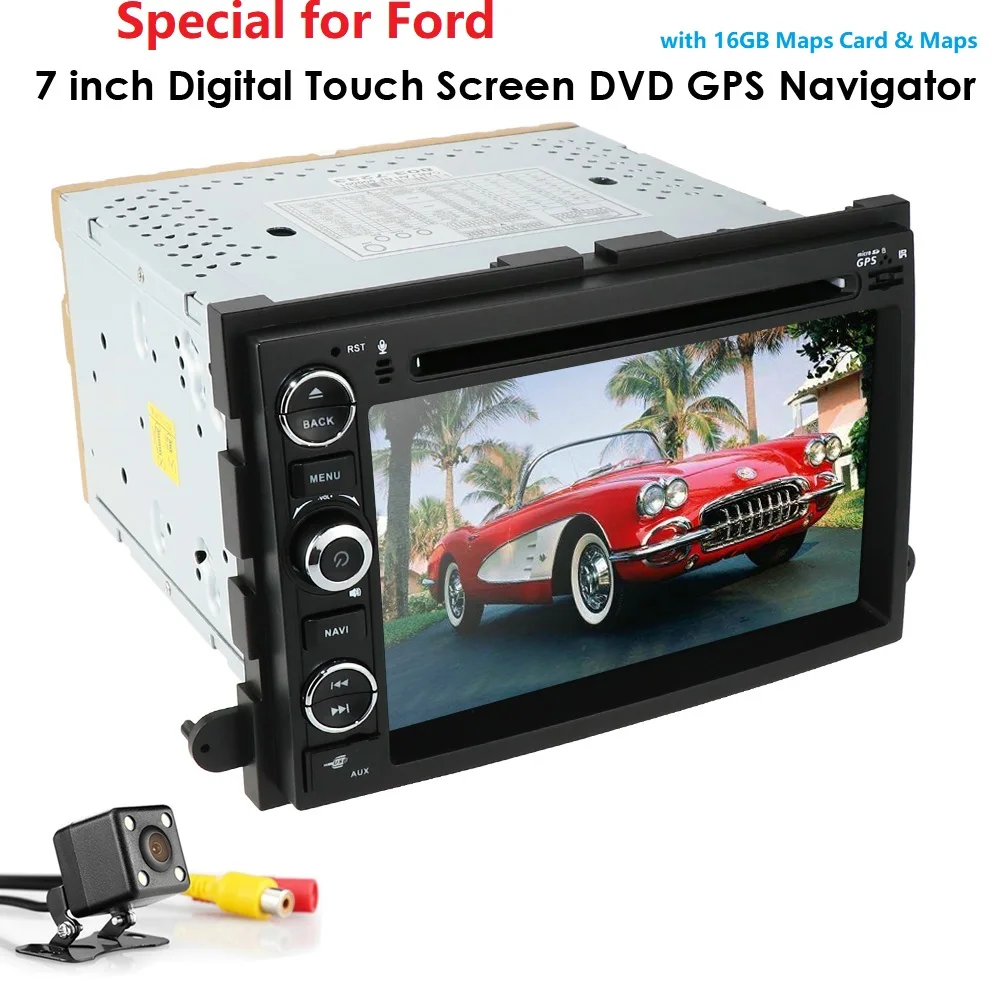 Hizpo AutoradioCar аудио dvd-плеер 2Din gps для Ford Fusion Фристайл Телец/тарус X Меркурий Линкольн Bluetooth бесплатная Камера карта