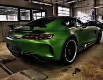 

AMG GT With Lamp Real Carbon Fiber Car Rear Wing Trunk Lip Spoilers For Mercedes-Benz AMG GT GTS GTR 2015 2016 2017 2018