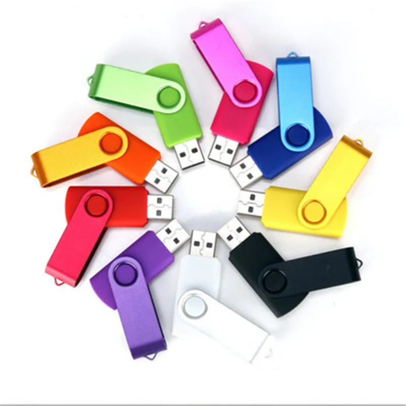 Большая Акция! 100 шт./лот 8 ГБ 4 2 1 512 МБ 256 м 128 64 Мб Поворотная USB флешка накопитель