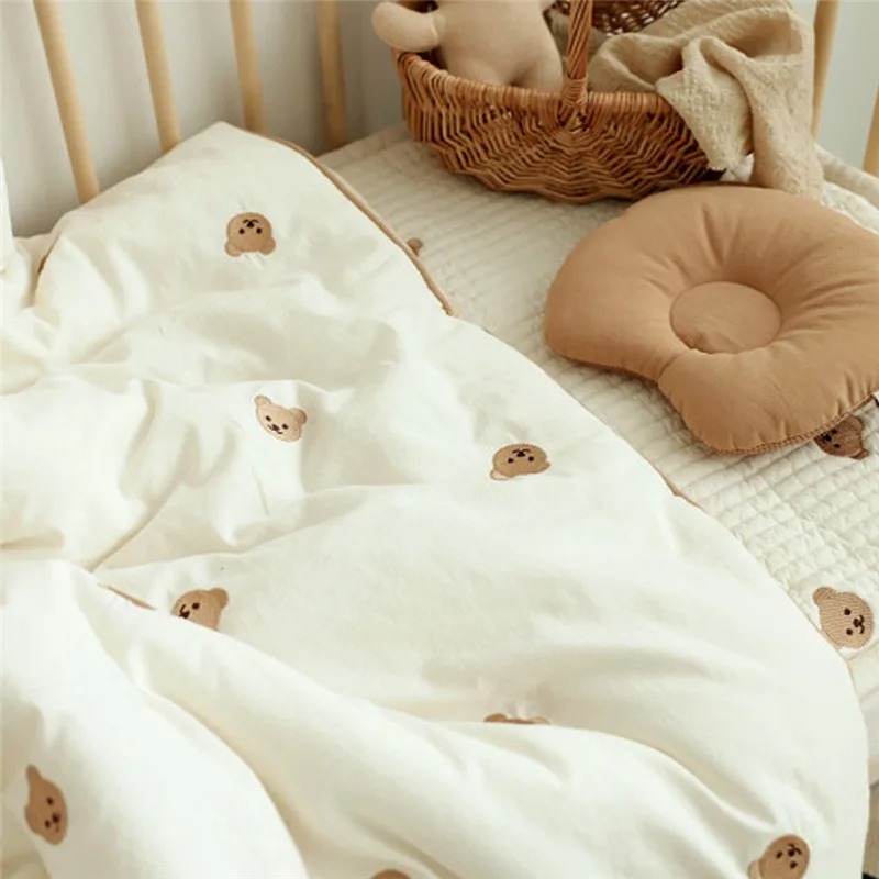 Cotton Comforter Keep Warm Adult Children Bed Linen Soybean Fiber Quilt Thickening Warm Winter Cute Cartoon Bear Bedding Gifts