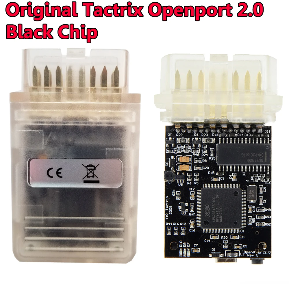 Новый оригинальный Tactrix Openport 2 0 черный с ECU FLASH Chip Tunning ECUFLASH со всеми набором