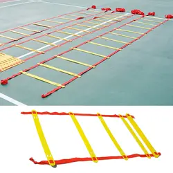 Ноги 8 Rungs открытый походка тренировочная лестница ловкость оранжевый Фитнес футбол тренировочное оборудование футбол обучение
