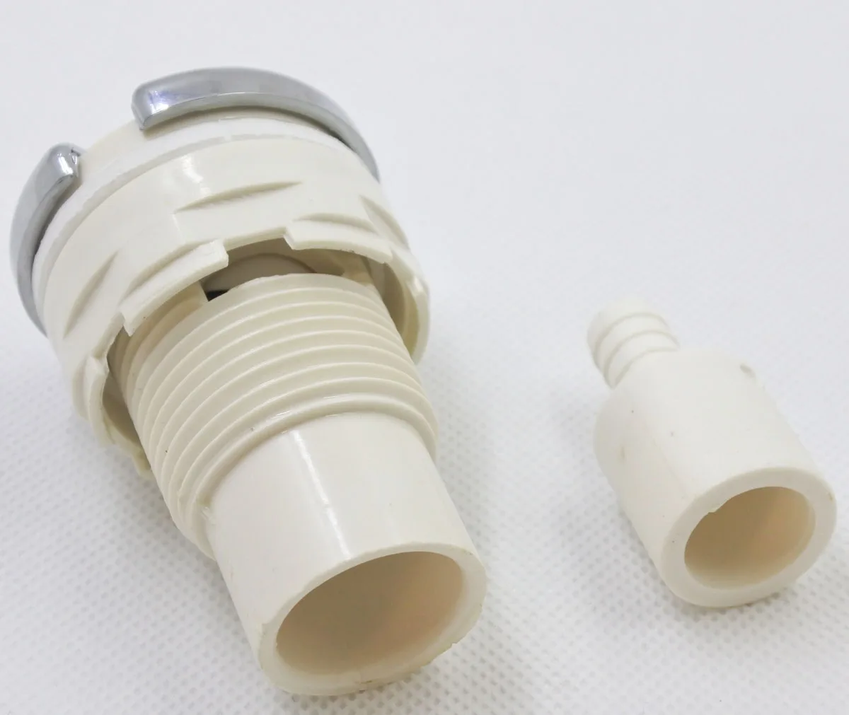 Plastic air control for massage bathtub On off push button switch Chrome plating