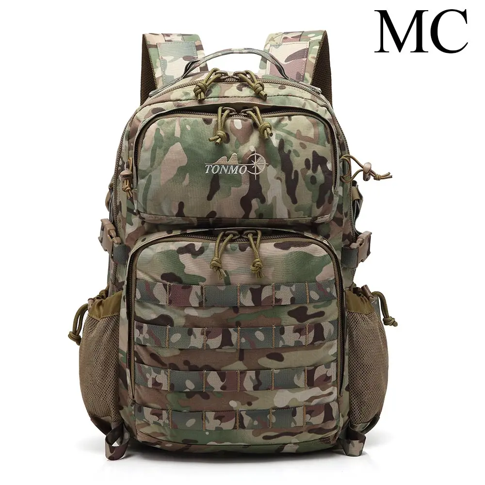 25L Outdoor Tactical Backpack Military Army Bag Rucksack Men Camping Tactical Backpack Hiking Sports Molle Pack Climbing Bags - Цвет: MC