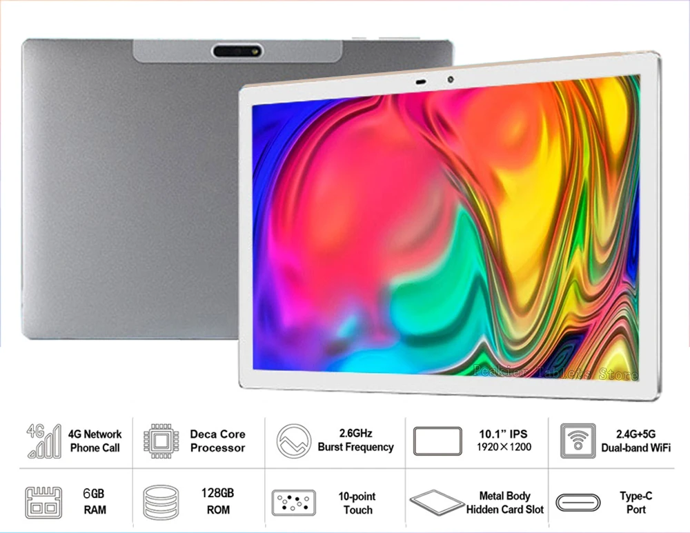 Caliente X30L envío gratis 10 pulgadas Tablet PC MT6797 Deca Core 6 + 128GB 4G LTE 13,0/5.0MP Android 8,0 1920X1200 2,5 K IPS Tablet