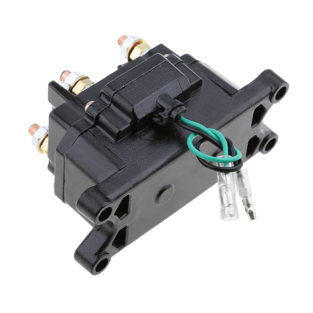 12V Solenoid Relay Contactor Winch Rocker Switch Thumb Universal For ATV UTV