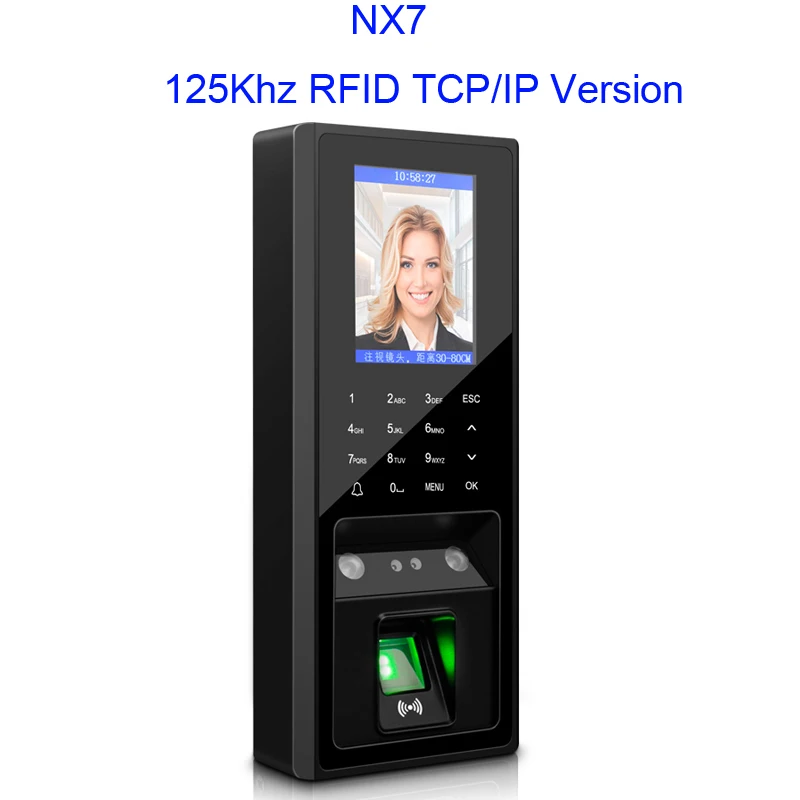 door access keypad 3000 Face 3000 Figners 2.8Inch LCD TCP/IP USB Biometric Fingerprint Face Access Control Device System Support 125khz RFID Card smart locks Access Control Systems