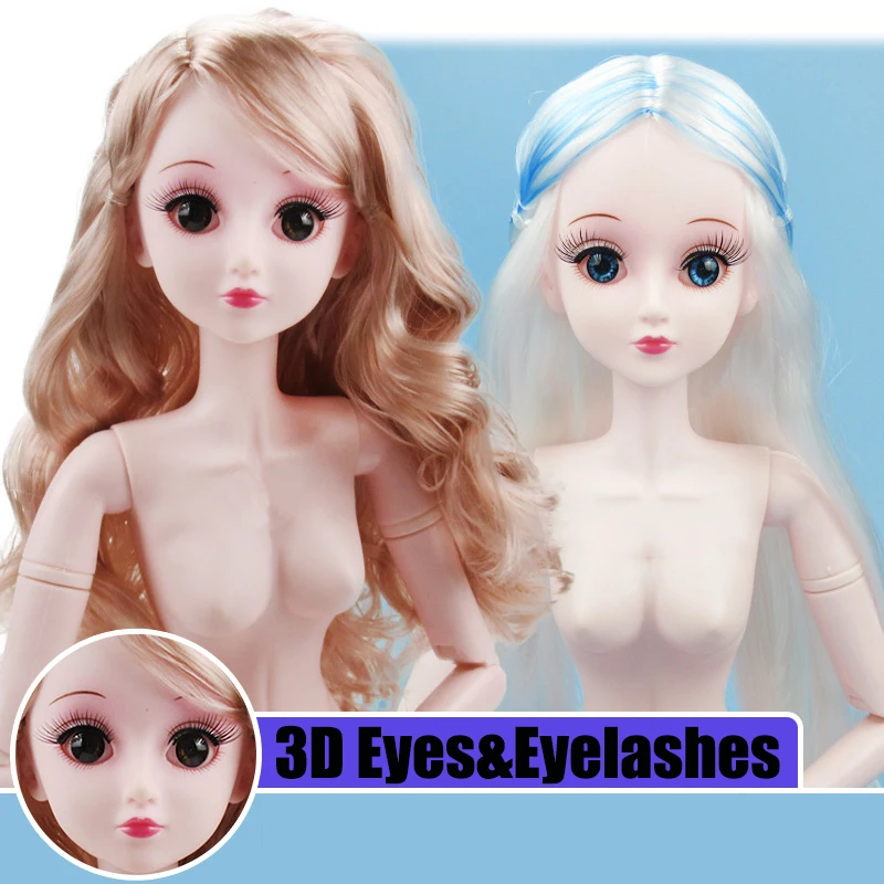 Новая Мода BJD куклы 1/3 60 см 21 подвижные шарнирные куклы женские голые обнаженные женские куклы тело с 3D глазами игрушечная обувь для девочек